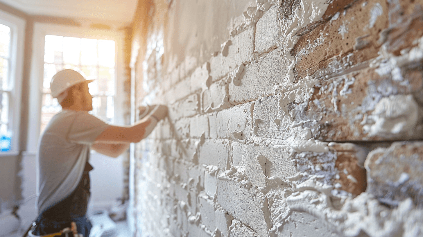 Wall finish repair